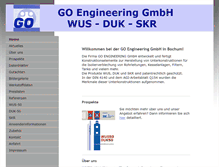 Tablet Screenshot of go-engineering.net